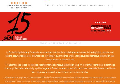 Link al sito della Fundación Española de la Tartamudez