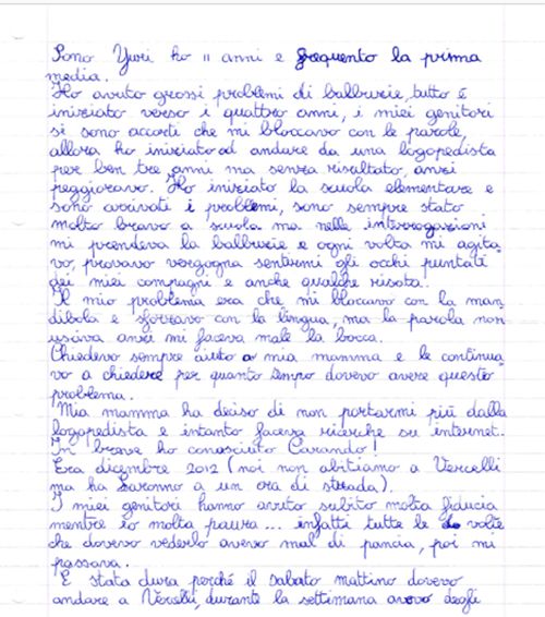 Lettera di Yuri, Gennaio 2015